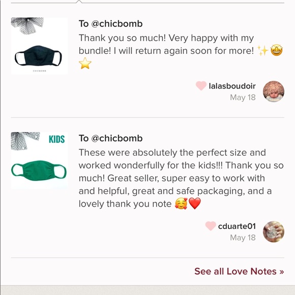 6 Assorted Ultra Soft Fashion Mask- 3 LAYER MASKS - Picture 4 of 6